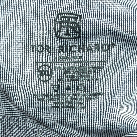 Tori Richard Men's Blue Polo Shirt Collared Short Sleeve 2XL - Picture 4 of 5